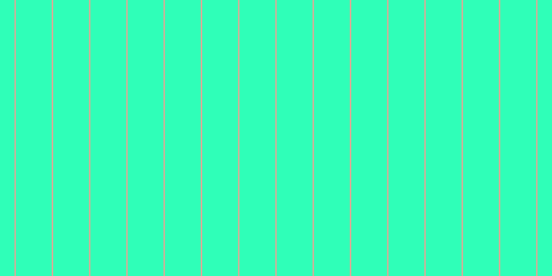 #2fffb8, #eba393 vertical lines, two pixels wide, fifty-two pixels apart