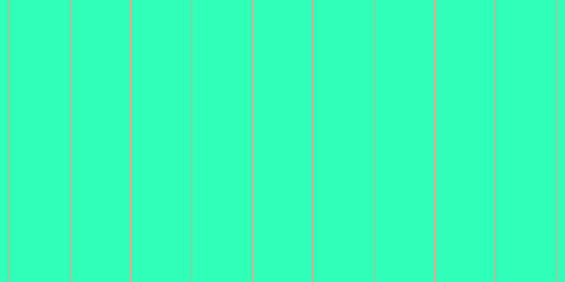 #2fffb8, #eba393 vertical lines, two pixels wide, eighty-four pixels apart