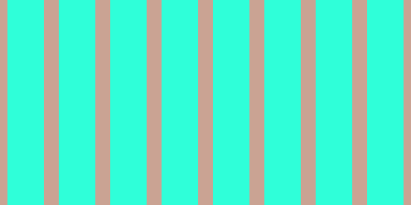 #2fffd9, #caa393 vertical lines, twenty-nine pixels wide, seventy-one pixels apart