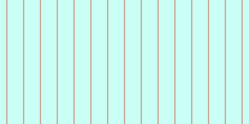 #2fffd9 (25%), #caa393 vertical lines, four pixels wide, fifty pixels apart