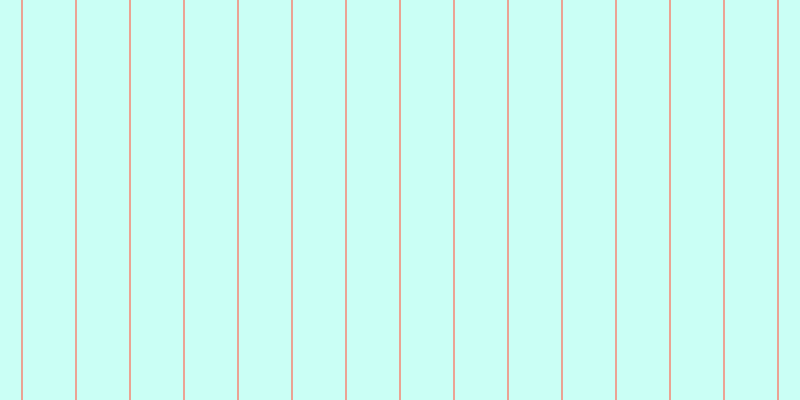 #2fffd9 (25%), #eba393 vertical lines, two pixels wide, fifty-two pixels apart