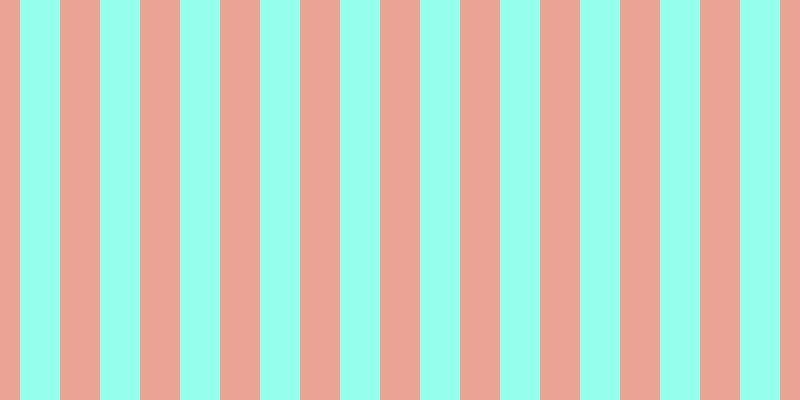 #2fffd9 (50%), #eba393 vertical lines, forty pixels wide, forty pixels apart