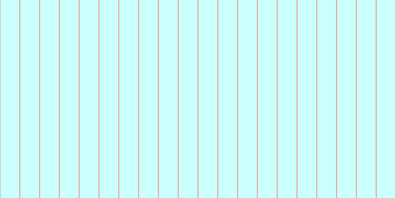 #2ffffa (25%), #eba393 vertical lines, two pixels wide, thirty-eight pixels apart
