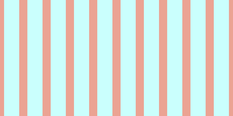 #2ffffa (25%), #eba393 vertical lines, twenty-eight pixels wide, fifty-two pixels apart