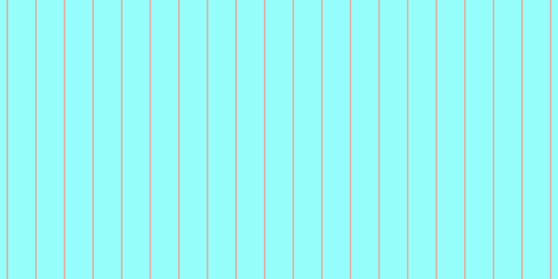 #2ffffa (50%), #eba393 vertical lines, two pixels wide, thirty-nine pixels apart