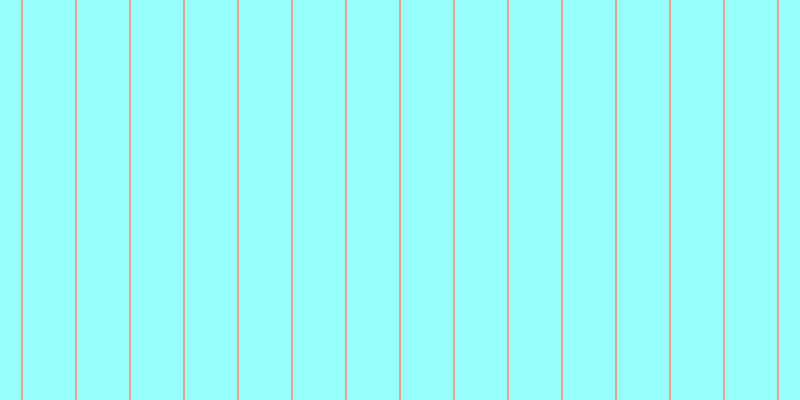 #2ffffa (50%), #eba393 vertical lines, two pixels wide, fifty-two pixels apart