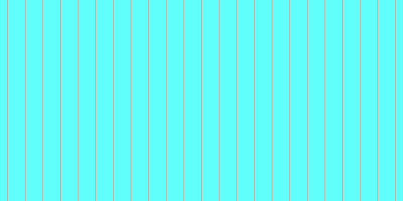 #2ffffa (75%), #eba393 vertical lines, two pixels wide, thirty-three pixels apart