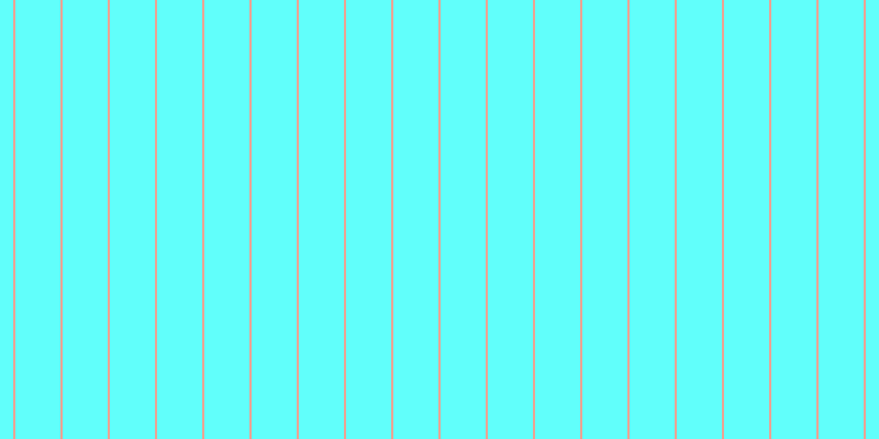 #2ffffa (75%), #eba393 vertical lines, two pixels wide, forty-one pixels apart