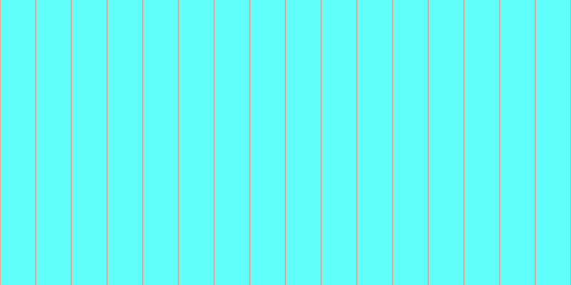 #2ffffa (75%), #eba393 vertical lines, two pixels wide, forty-eight pixels apart