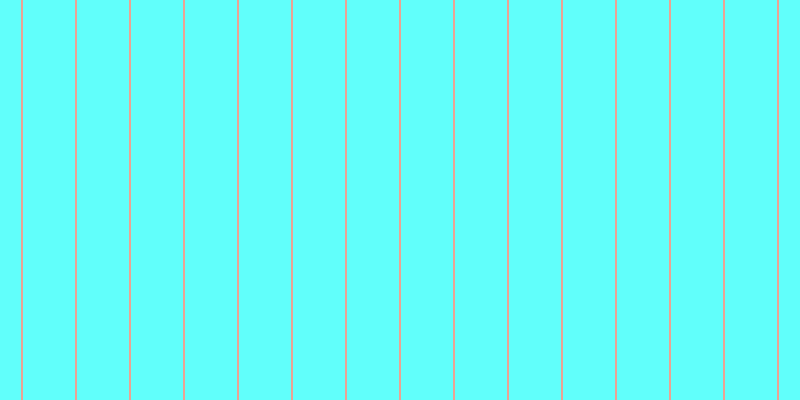 #2ffffa (75%), #eba393 vertical lines, two pixels wide, fifty-two pixels apart