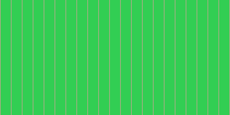 #32cd53, #caa393 vertical lines, two pixels wide, thirty-six pixels apart