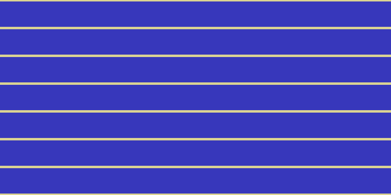 #3737bb, #dbd393 horizontal lines, five pixels wide, fifty-two pixels apart