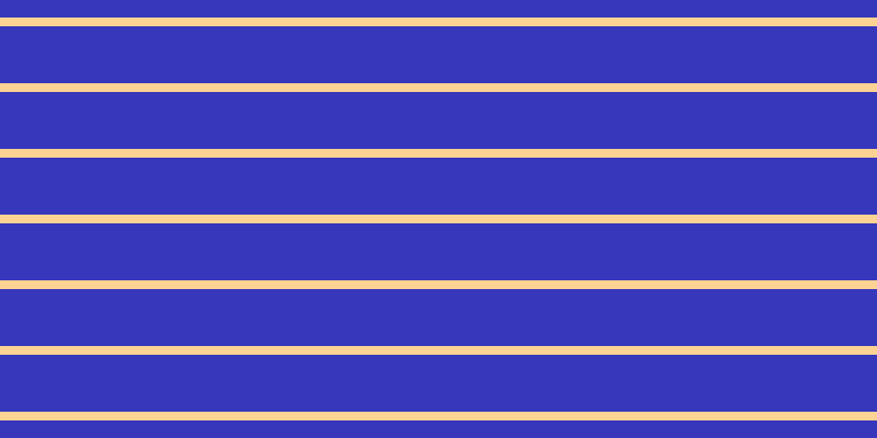 #3737bb, #fcd393 horizontal lines, eight pixels wide, fifty-two pixels apart