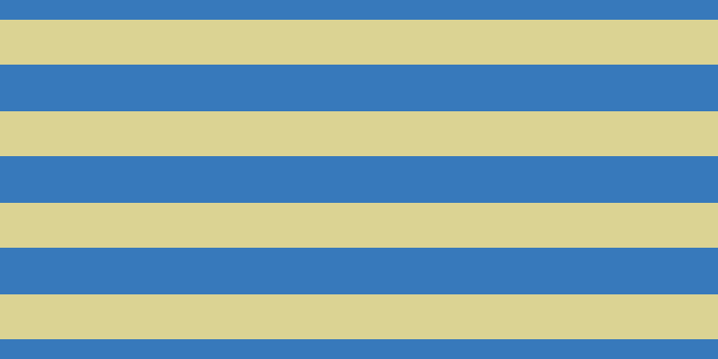 #3779bb, #dbd393 horizontal lines, fifty pixels wide, fifty-two pixels apart