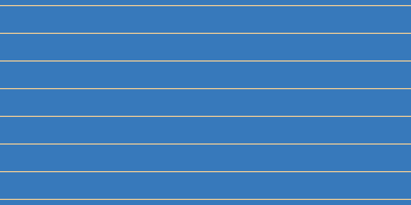 #3779bb, #fcd393 horizontal lines, two pixels wide, fifty-two pixels apart
