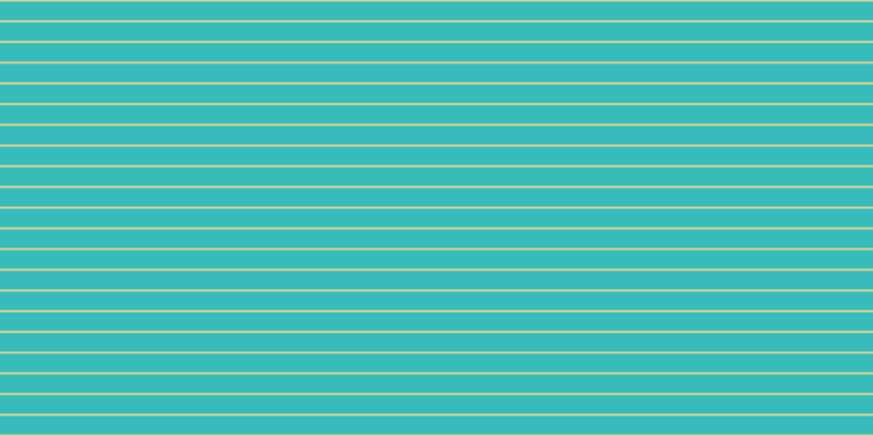 #37bbbb, #dbd393 horizontal lines, two pixels wide, seventeen pixels apart