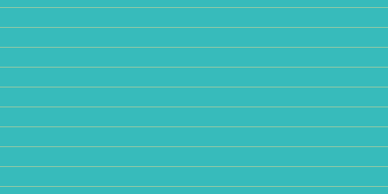 #37bbbb, #dbd393 horizontal lines, one pixels wide, forty pixels apart