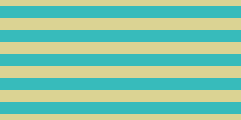 #37bbbb, #dbd393 horizontal lines, forty pixels wide, forty pixels apart