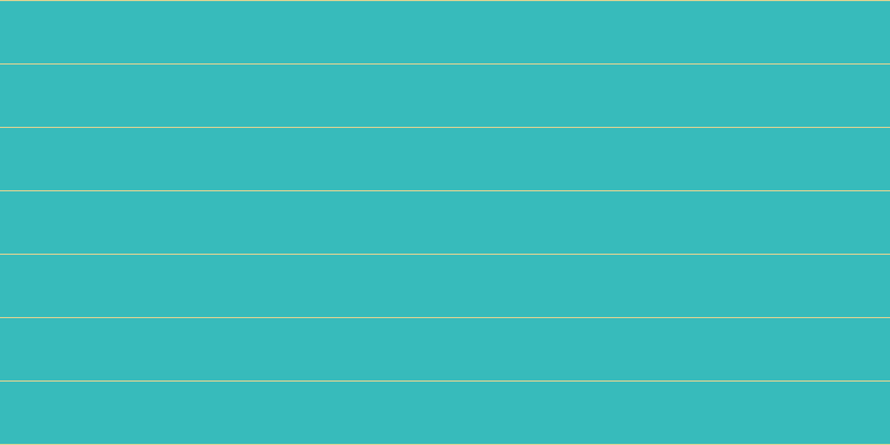 #37bbbb, #dbd393 horizontal lines, one pixels wide, fifty-six pixels apart