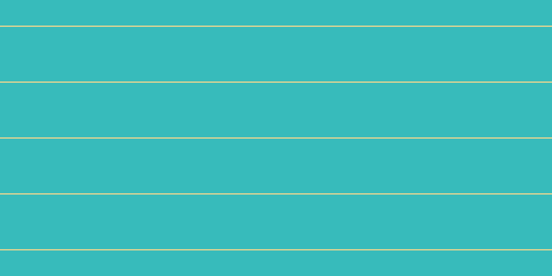 #37bbbb, #dbd393 horizontal lines, two pixels wide, seventy-nine pixels apart