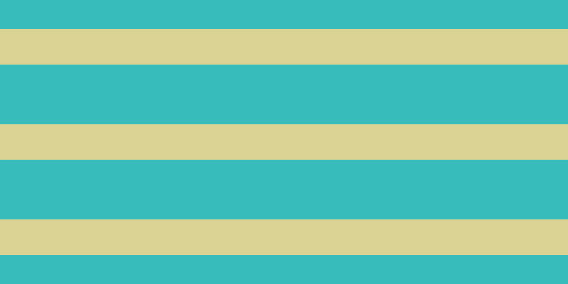 #37bbbb, #dbd393 horizontal lines, fifty pixels wide, eighty-four pixels apart