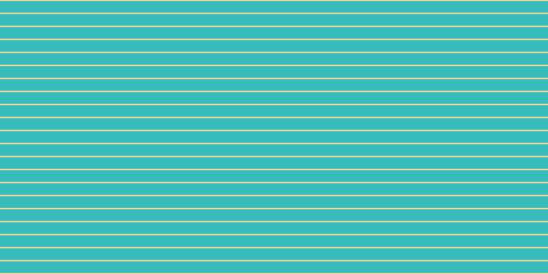 #37bbbb, #fcd393 horizontal lines, two pixels wide, seventeen pixels apart