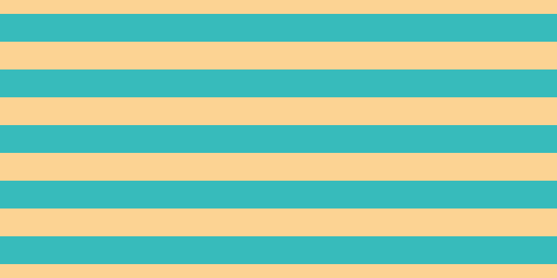 #37bbbb, #fcd393 horizontal lines, forty pixels wide, forty pixels apart