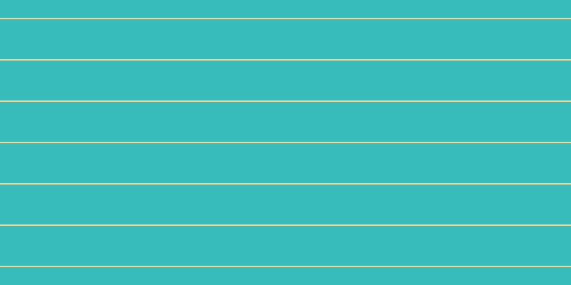 #37bbbb, #fcd393 horizontal lines, two pixels wide, fifty-six pixels apart