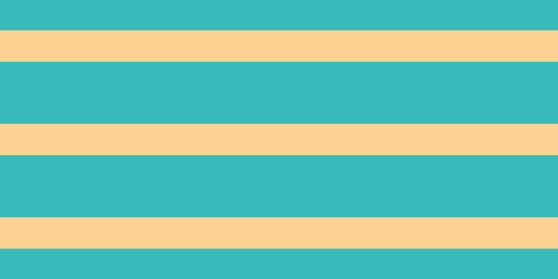 #37bbbb, #fcd393 horizontal lines, forty-five pixels wide, eighty-nine pixels apart