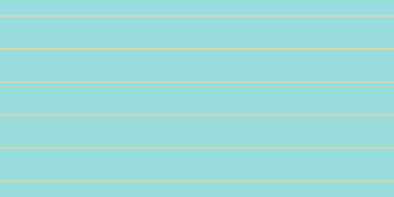 #37bbbb (50%), #fcd393 horizontal lines, two pixels wide, sixty-five pixels apart