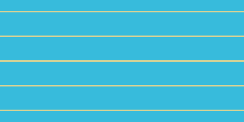 #37bbdc, #dbd393 horizontal lines, five pixels wide, seventy-six pixels apart