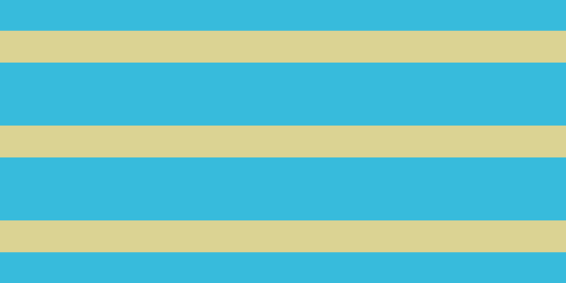 #37bbdc, #dbd393 horizontal lines, forty-five pixels wide, eighty-nine pixels apart