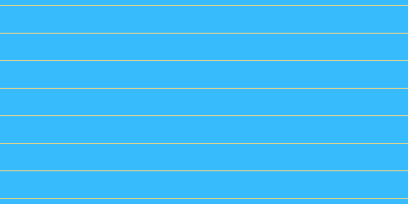 #37bbfd, #dbd393 horizontal lines, two pixels wide, fifty-two pixels apart