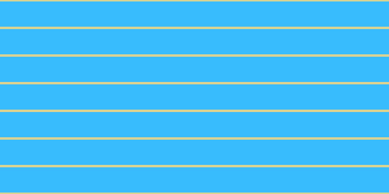 #37bbfd, #dbd393 horizontal lines, five pixels wide, fifty-two pixels apart