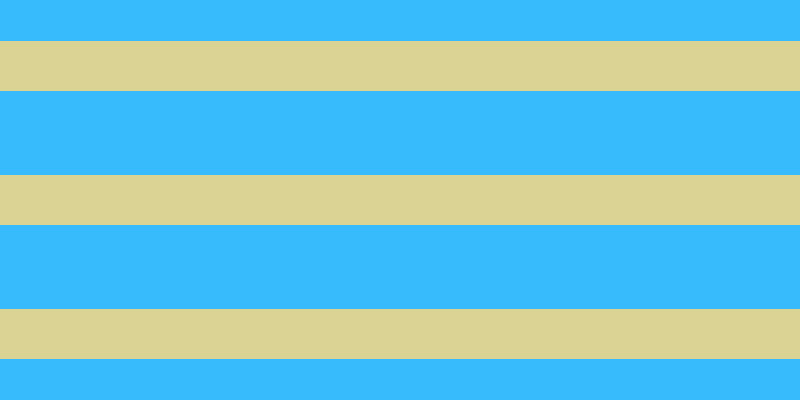 #37bbfd, #dbd393 horizontal lines, fifty pixels wide, eighty-four pixels apart