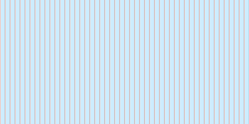 #37bbfd (25%), #eba393 vertical lines, two pixels wide, fourteen pixels apart