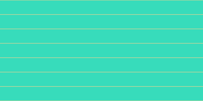 #37dcbb, #dbd393 horizontal lines, two pixels wide, fifty-five pixels apart
