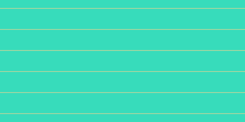 #37dcbb, #dbd393 horizontal lines, two pixels wide, sixty-seven pixels apart