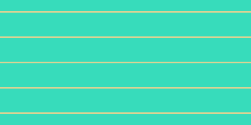 #37dcbb, #dbd393 horizontal lines, five pixels wide, seventy-six pixels apart