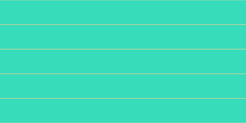 #37dcbb, #dbd393 horizontal lines, two pixels wide, seventy-eight pixels apart