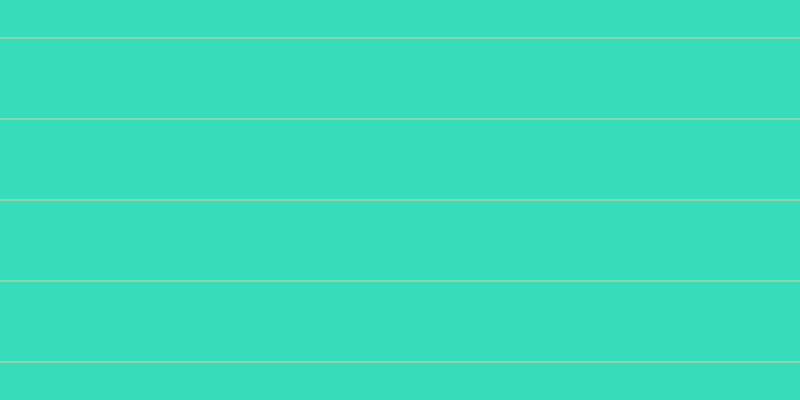 #37dcbb, #dbd393 horizontal lines, one pixels wide, eighty pixels apart
