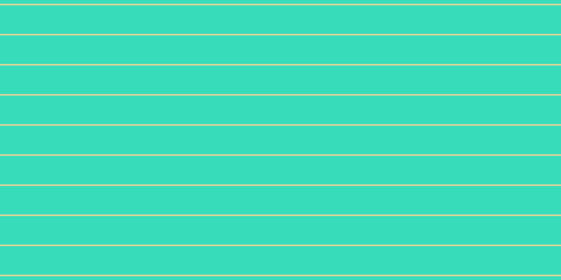 #37dcbb, #fcd393 horizontal lines, two pixels wide, forty-one pixels apart
