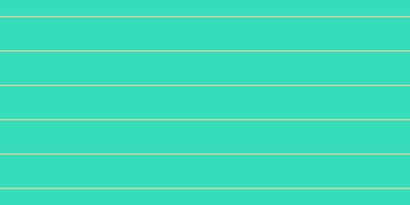 #37dcbb, #fcd393 horizontal lines, two pixels wide, sixty-five pixels apart