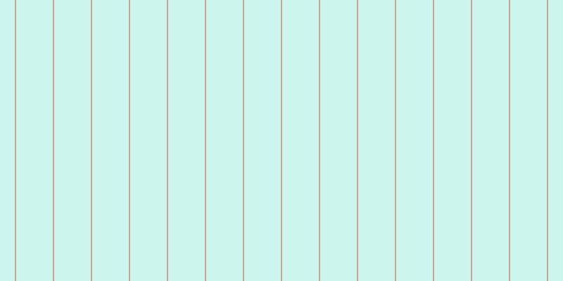 #37dcbb (25%), #caa393 vertical lines, two pixels wide, fifty-two pixels apart