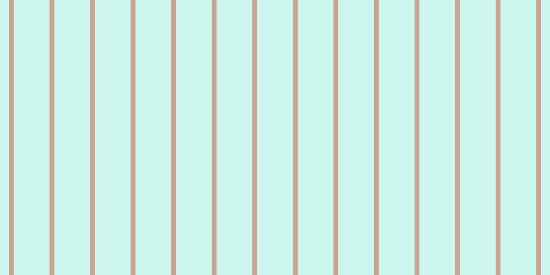 #37dcbb (25%), #caa393 vertical lines, seven pixels wide, fifty-two pixels apart