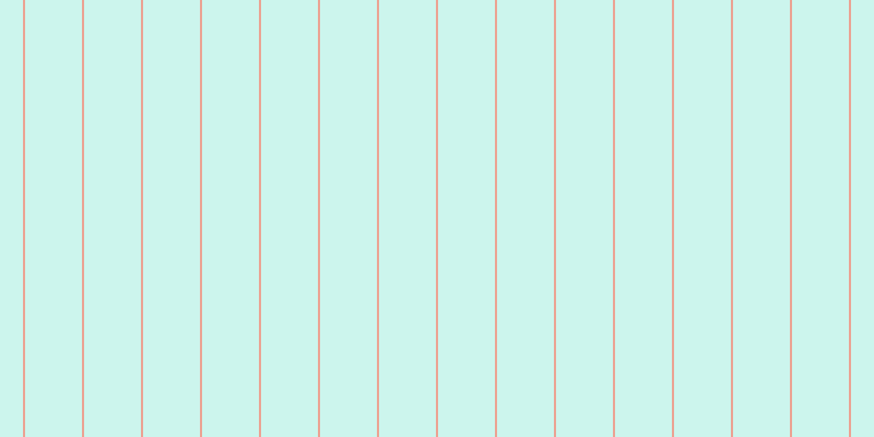 #37dcbb (25%), #eba393 vertical lines, two pixels wide, fifty-two pixels apart