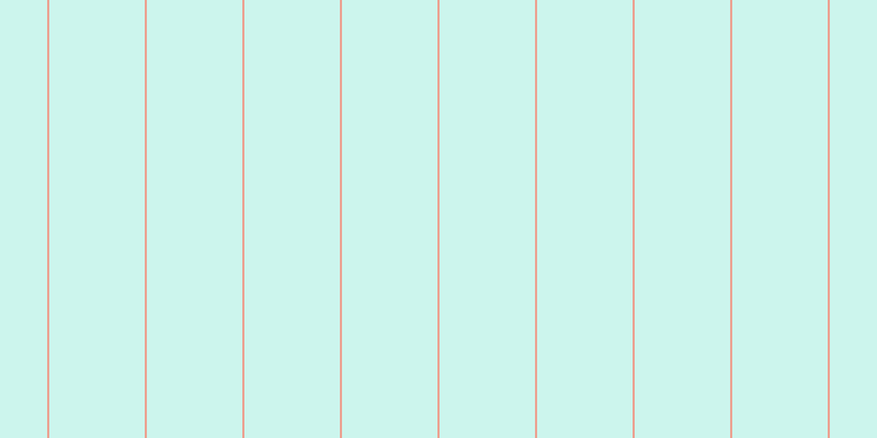 #37dcbb (25%), #eba393 vertical lines, two pixels wide, eighty-seven pixels apart