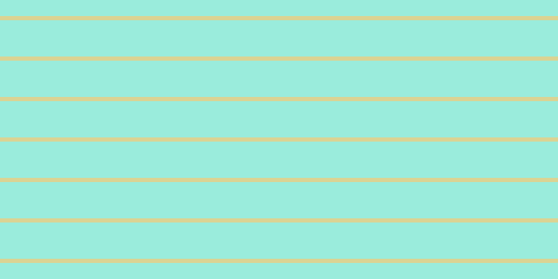 #37dcbb (50%), #dbd393 horizontal lines, six pixels wide, fifty-two pixels apart