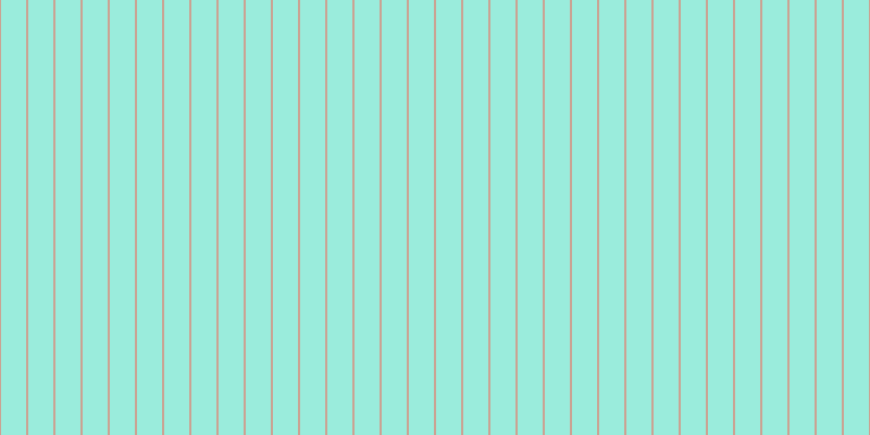 #37dcbb (50%), #caa393 vertical lines, two pixels wide, twenty-three pixels apart