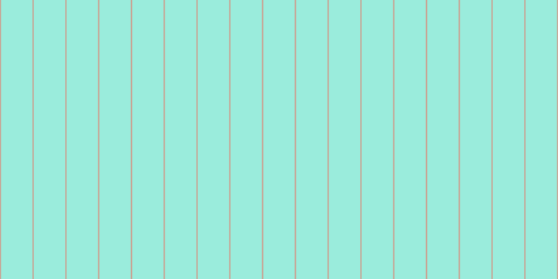 #37dcbb (50%), #caa393 vertical lines, two pixels wide, forty-five pixels apart